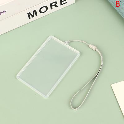 Flip Case Cover Id Card Holder W/Lanyard Name Tag Employee Access Card Holder