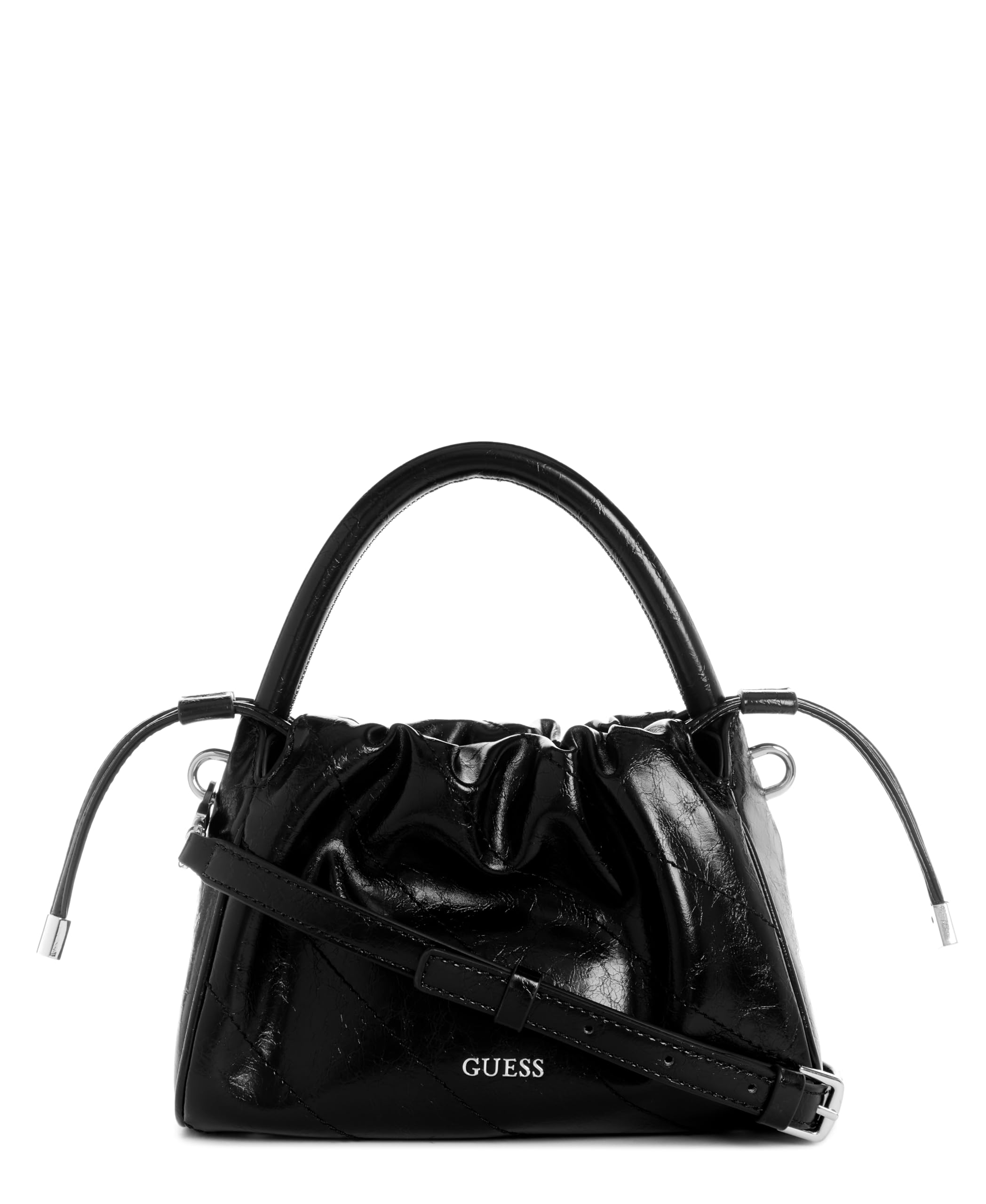 

Guess Amys Drawstring Crossbody Shoulder Black Bag, Women s,