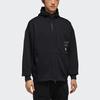 adidas Id Sweat Hd Casual Sports Jacket Men S Black Men's ED1948