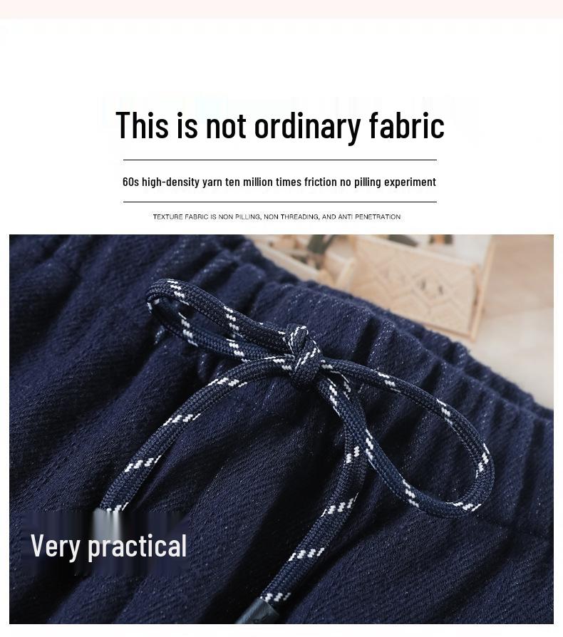 Women's Blue High-Waisted Slim-Fit Wide-Leg Pants - Pear-Shaped, Slimming, Loose Casual Trousers for Autumn 2025.