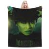 Elphaba Wicked For Good Flannel Blanket Defy Gravity Fashion Throw Blanket for Sofa Bedding Lounge 150*125cm Bedspread