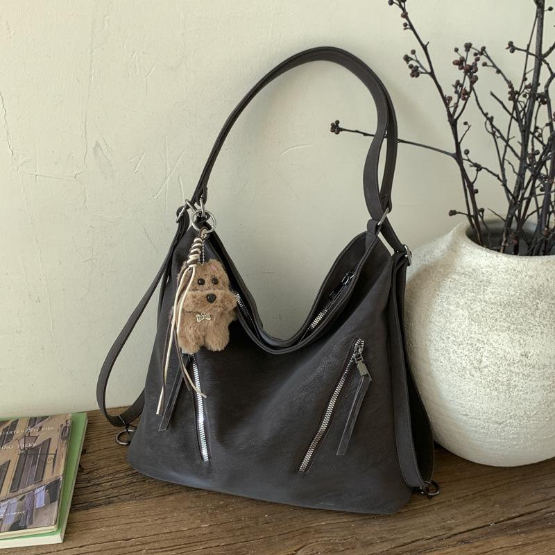 Retro fashion casual tote bag women's winter new large-capacity backpack to work commuter women's bag
