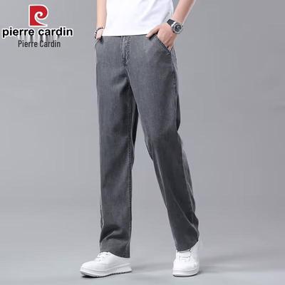 Herren Sommer 2026 Eis-Seide Tencel Locker Gerade Jeans