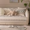 Luxury Sofa Covers Living Room Non-Slip Armrest Backrest Sofa Cushion  Universal Linen Ethnic Style Sofa Cushion Slipcover