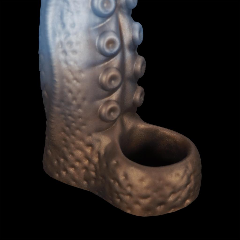 2026 Ahtapot Penis Kılıfı Silikon Açık Oyuk Kurt Dişli Kılıf Penis Uzatıcı Kalın Dildo Deri Kılıf Erkekler İçin Mastürbatörler Su Geçirmez Kolay Temizlenir