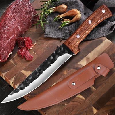Handmade Chef Knife Meat Boning Knife Stainless Steel Kitchen Fishing Knife Meat Cleaver Butcher Knife Cutting Kitchen Tools