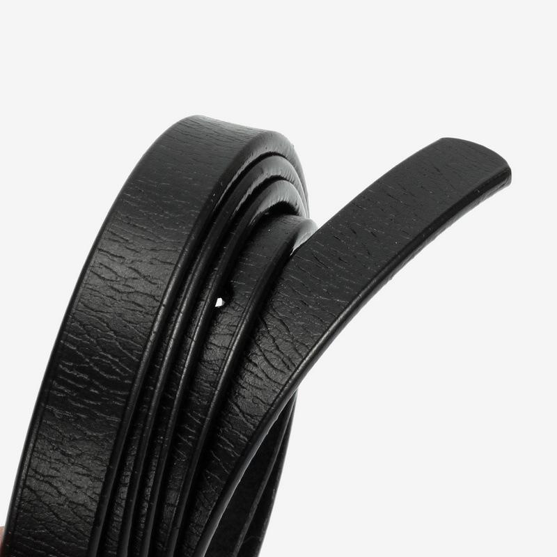 Women's Retro Gold Thin Genuine Leather Waist Cincher Belt