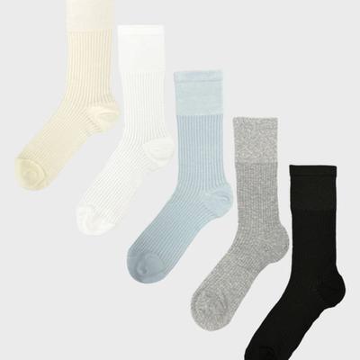 TSH Genomskinliga Ribbade Strumpor 5 Färger