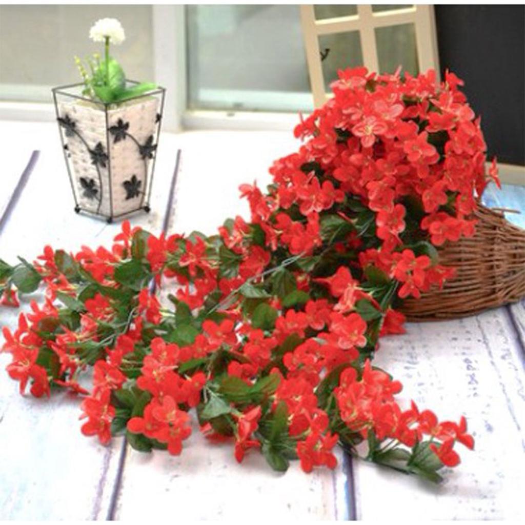 Plante Artificiale Agatat Perete Flori False Frunze Viță Decoratiuni Grădina