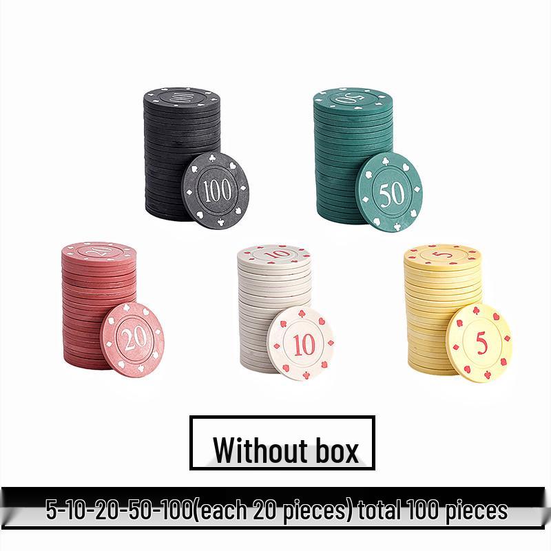 Texas Hold'em & Mahjong Spielchips: Spezielles Münzset für Cardrooms