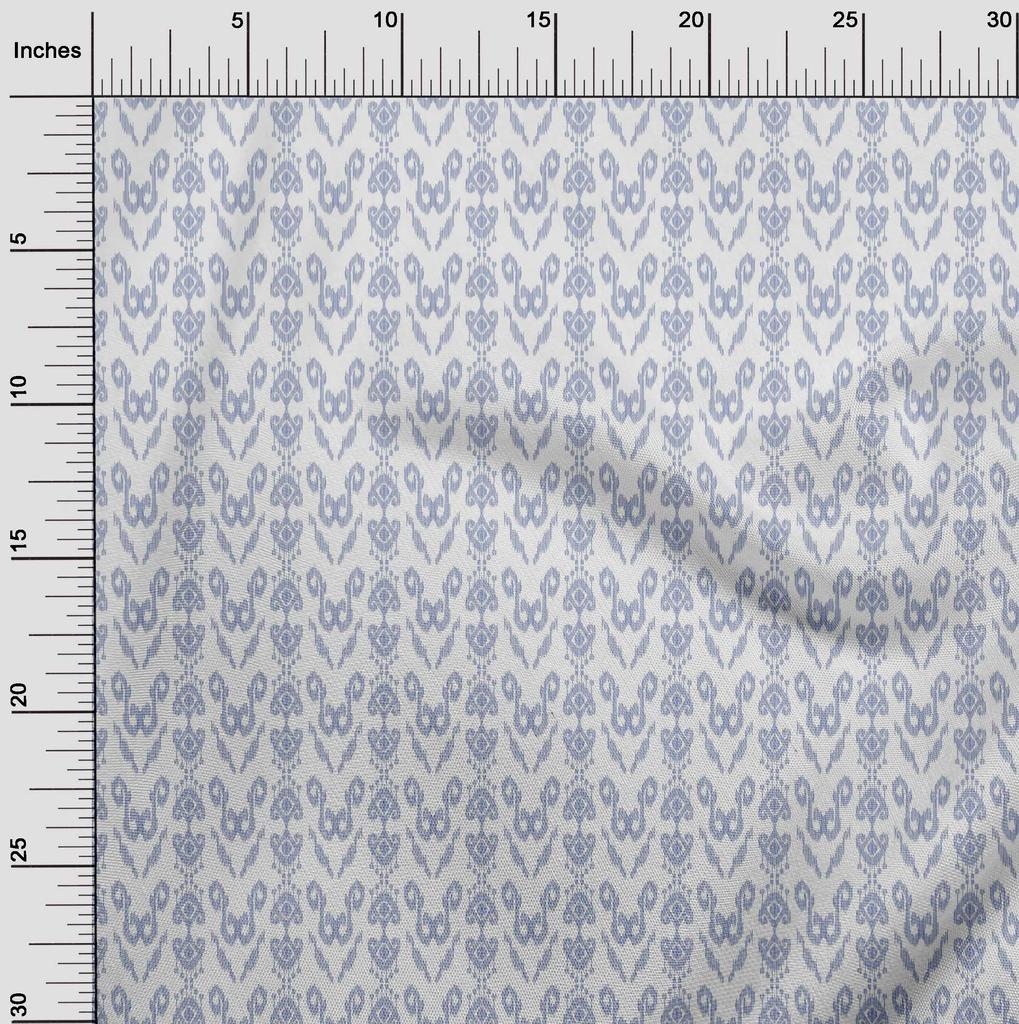 oneOone Cotton Flex Fabric Ethnic Ikat Decor Fabric Printed BTY 40 Inch Wide