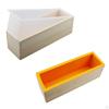 Rectangle Soap Casting DIY Making Crafts Flexible Silicone Model Loaf for