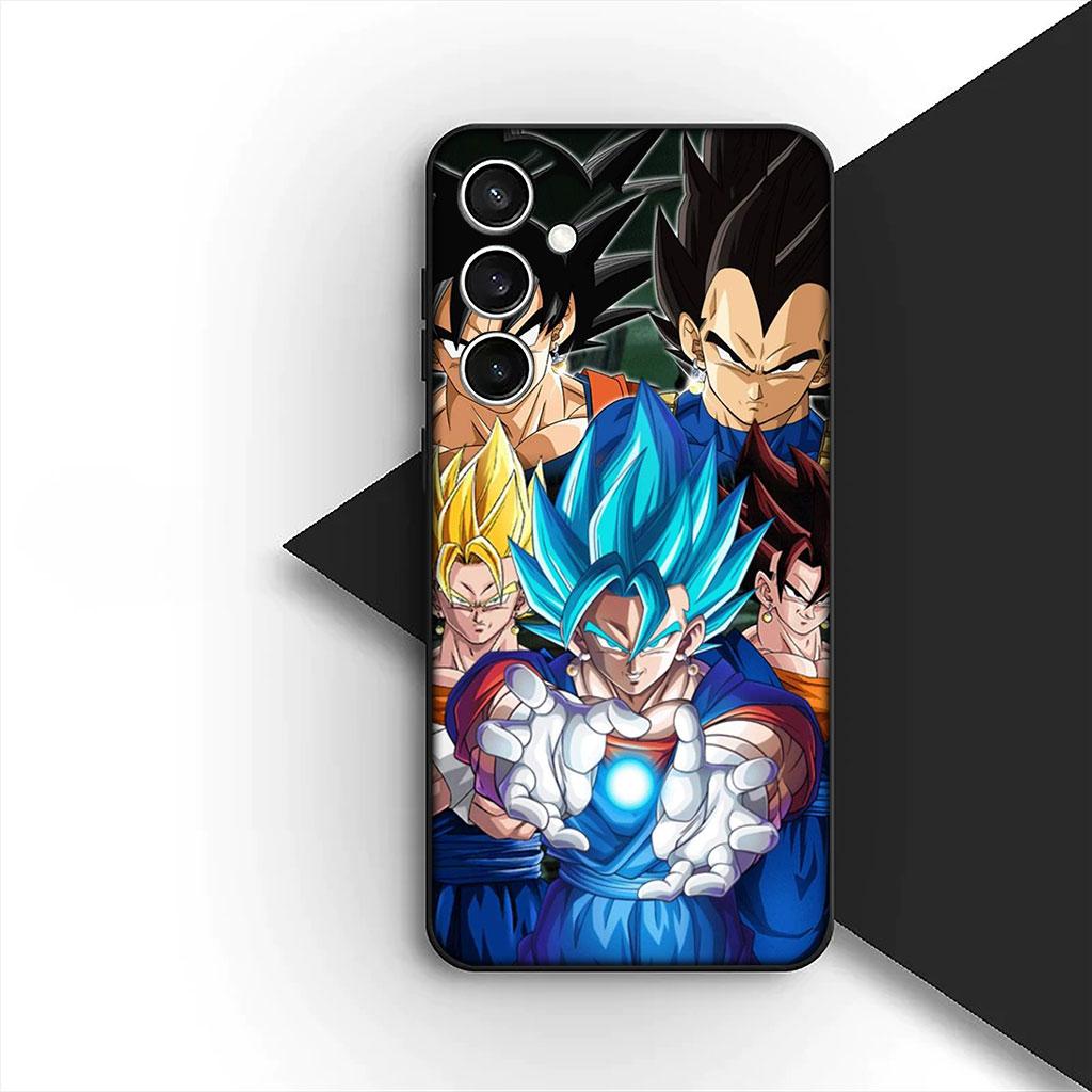 Cover for Samsung Galaxy S22 S21 S20 FE Ultra Plus A07 A17 A15 A16 A25 A57 A37 Case Dragons Gokus Balls DragonBalls Vegeta Z