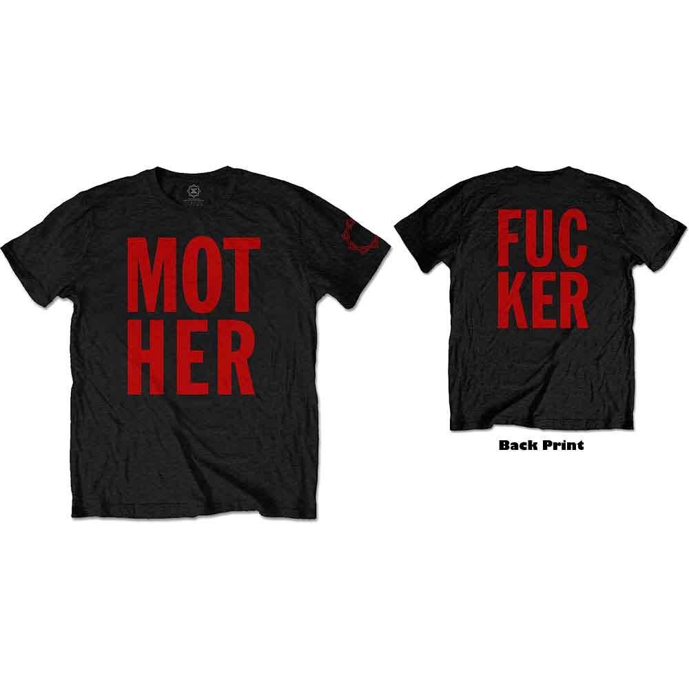 Faith No More  MF Stacked  Black T shirt - NEW OFFICIAL Unisex T-Shirt XXXXL