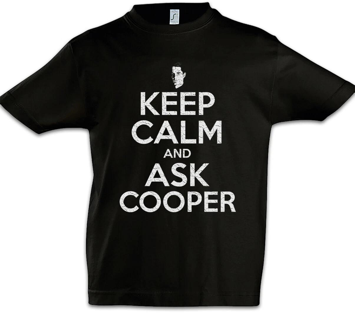 Keep Calm And Ask Cooper Kids Boys kids boys T-Shirt Twin Fun Peaks Dale Cooper 150