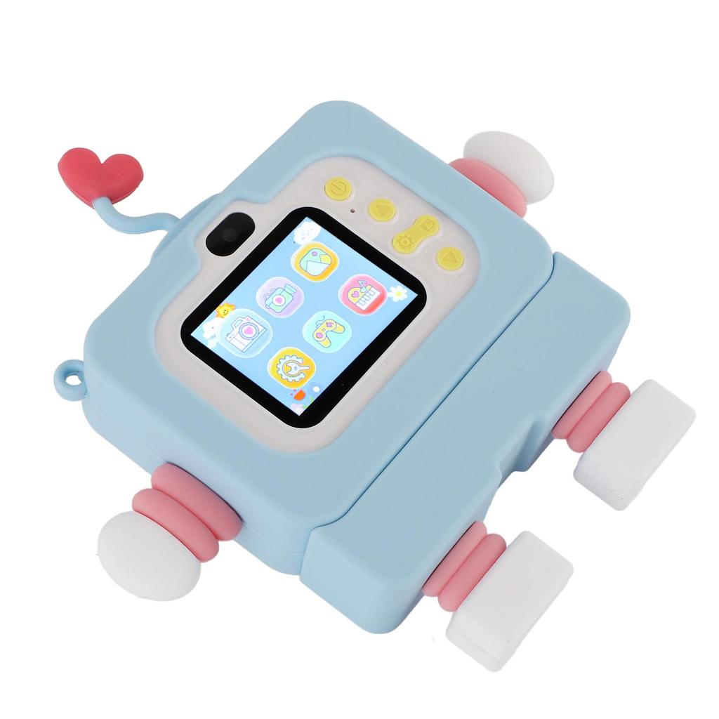Cute Digital Camera 48MP 1080P HD Rain Proof Cartoon Compact Video Camera with 2 Inch TFT Screen for 3 To 12 Year Old Toddlers Birthday Gift