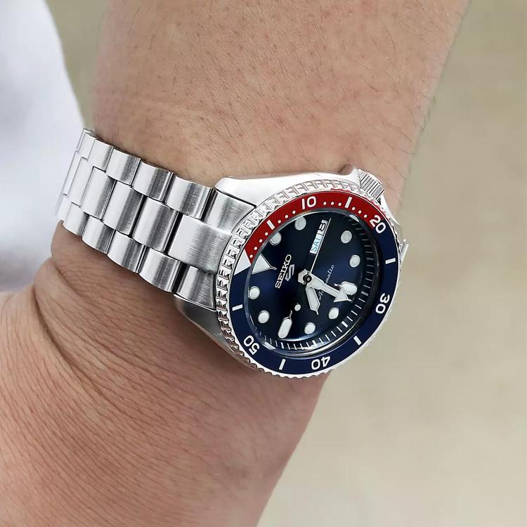 Seiko 5 Serisi Klasik Otomatik Saat Erkek saatleri Mavi SRPD53K1