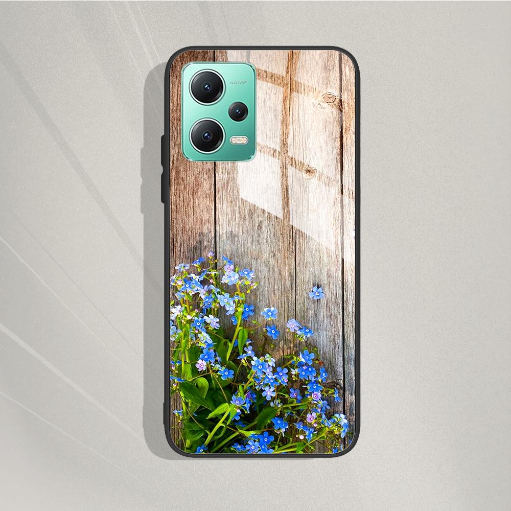 

Tempered Glass Phone Case For Xiaomi Poco X5 Pro 5G Back Cover For Xiomi Poco X5 Pro X5pro Coque Silicone Phone Protective Cases POCO X5