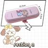 Large Capacity Pencil Pen Pencil Holder for Elementary School Students and Cute Multifunctional Large Capacity Pouch with Small Organizer for Writing