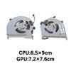 Low Noise Laptop CPU Fan Efficient Heat Dissipation Metal Easy Installation For 15 DH CPU GPU Cooling