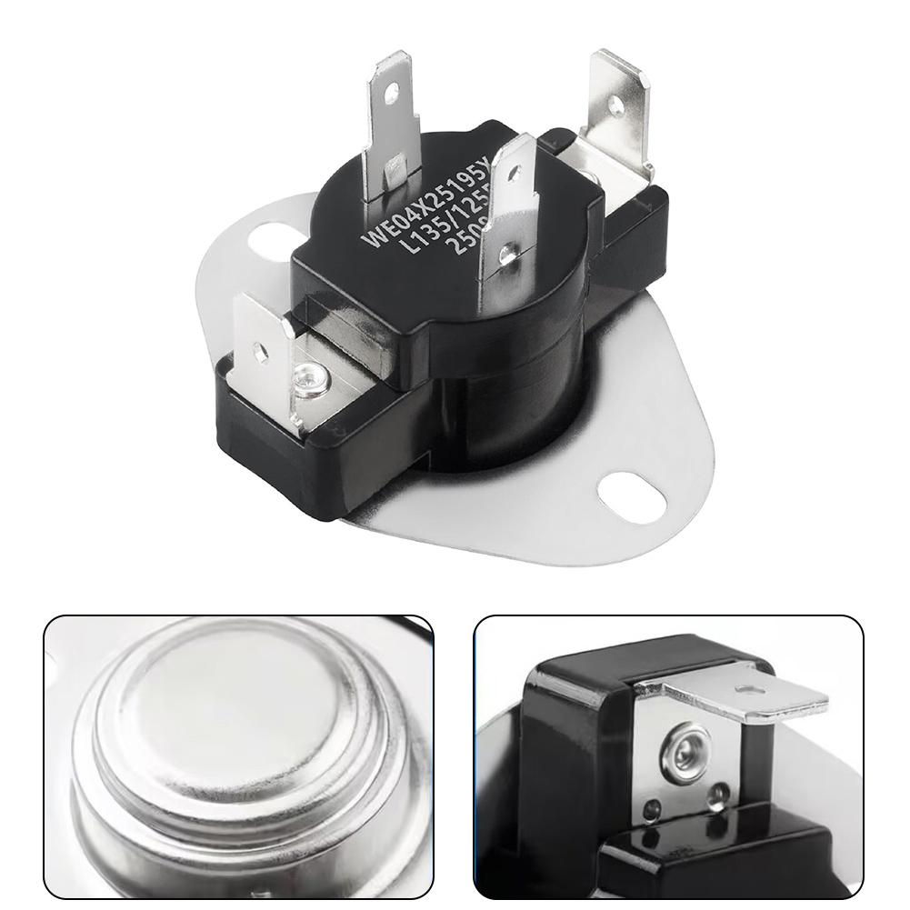 WE04X25195 High-Limit Thermostat For GE Dryers 4467031 AP6004261 PS11729232 EAP11729232 Electric High-Temperature Thermostat