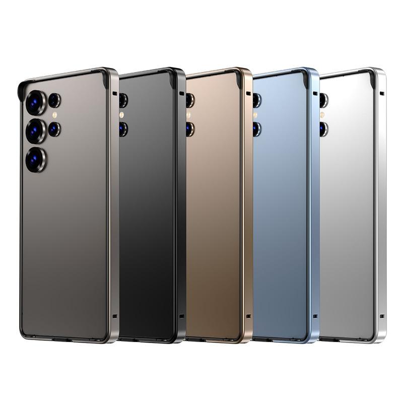 Aluminum alloy four-frame suitable for Samsung S26Ultra mobile phone case four corners anti-drop S24plus sheath S25