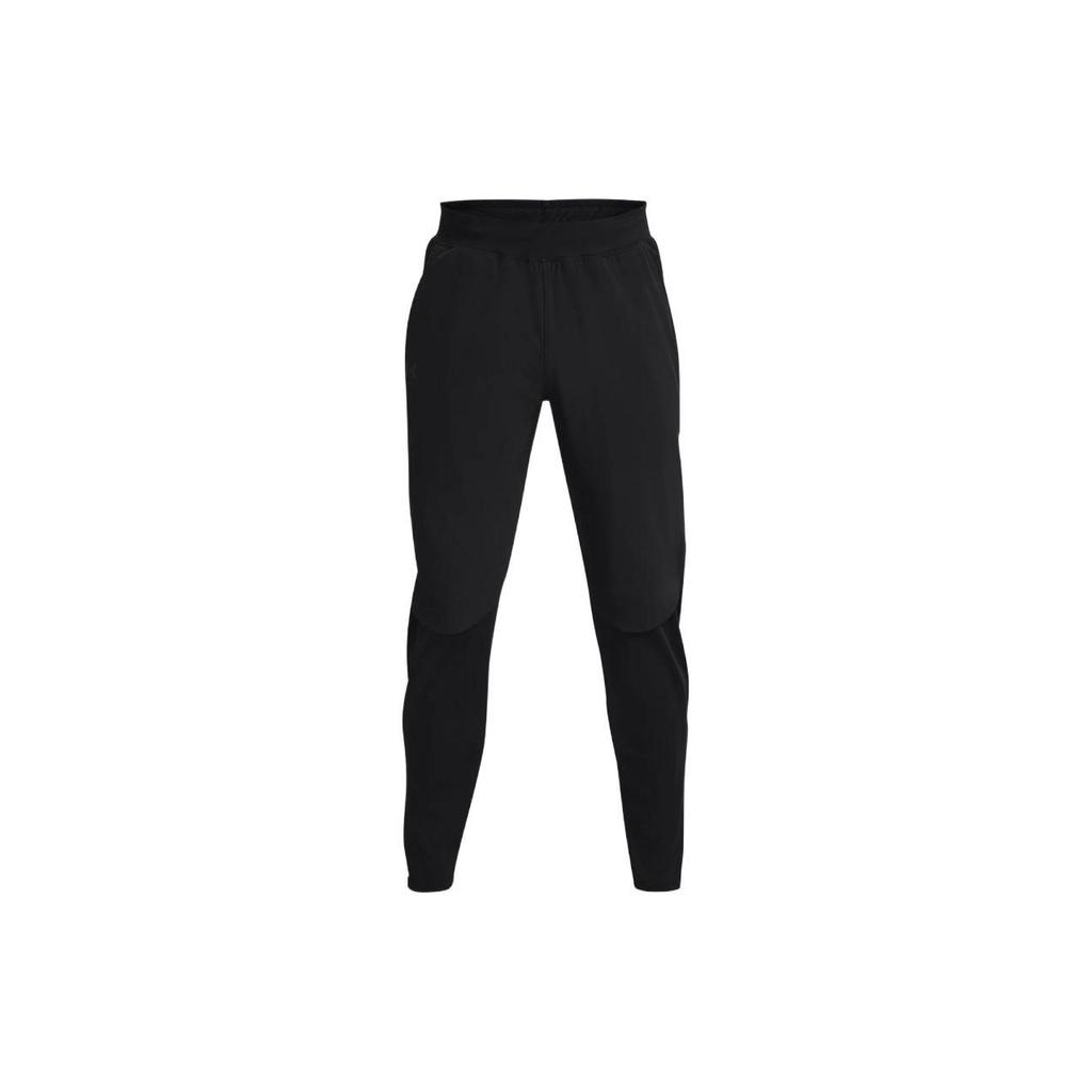 Under Armour Solid Color Tapered Casual Pants Men Bottoms Black 1373665-001
