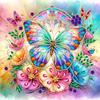 5D DIY Partial Special Shaped Drill Diamond Painting Kit Flower Animal Decor