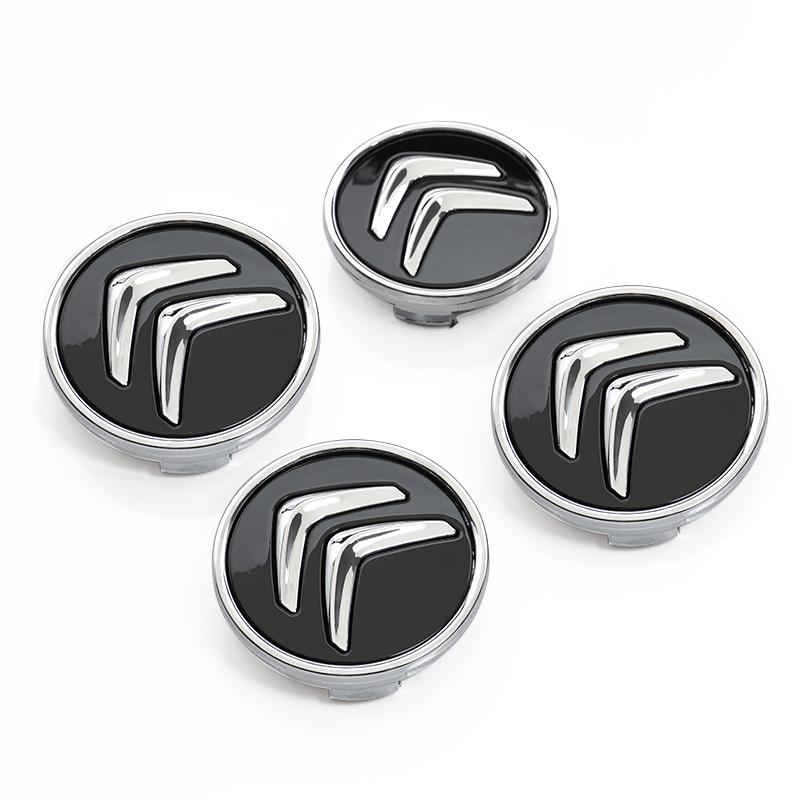 4Pcs 60mm Car Wheel Center Hub Caps For Citroen C4 C3 C2 Berlingo Xsara Picasso Car Tire Center Decoration Stickers Accessories