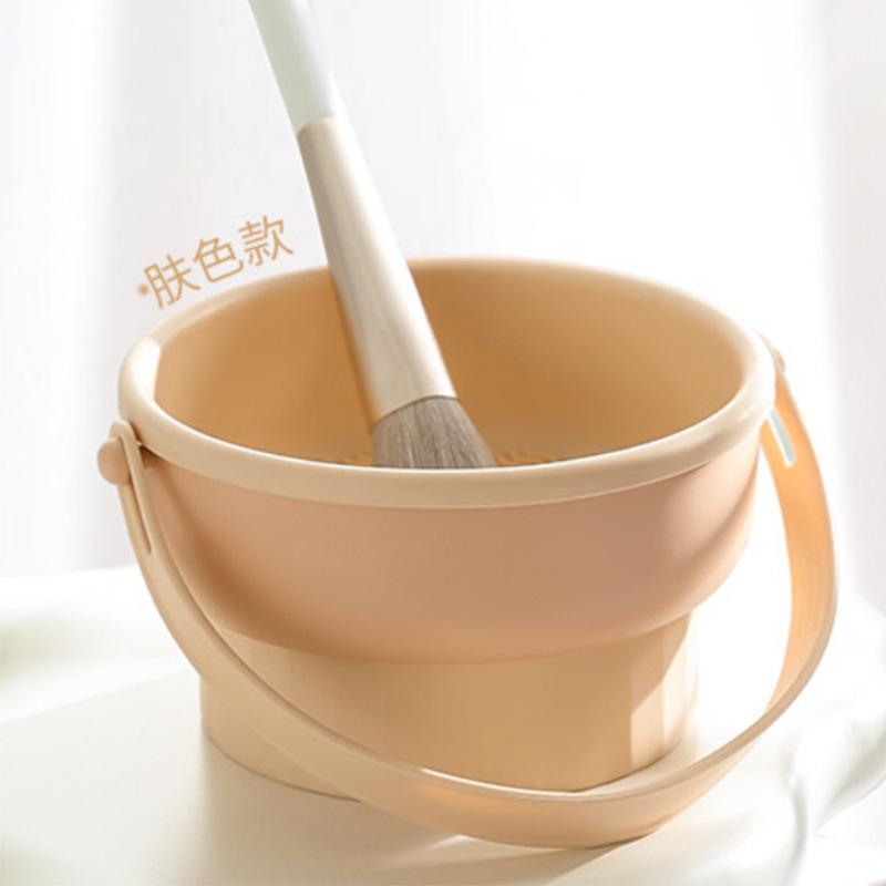 

Цилиндр для хранения кистей для ногтей, сушилка для инструментов, миска для чистки кистей, коробка для чистки, моечная машина для мытья кистей для макияжа, артефакт жёлтый