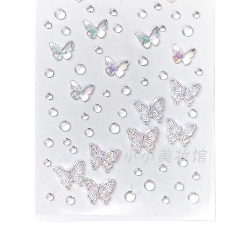 Denivyse - Schmetterlingsherz Gesicht Make-up Dekoration