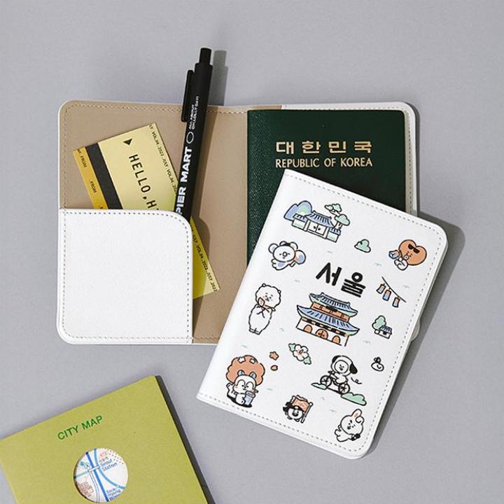 BT21 Seoul Edition Passport Case