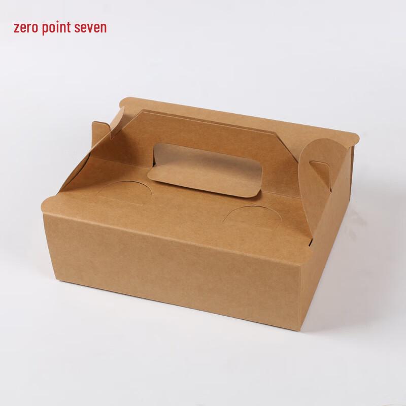Zero Point Seven Kraft Paper Fried Chicken Takeout Box