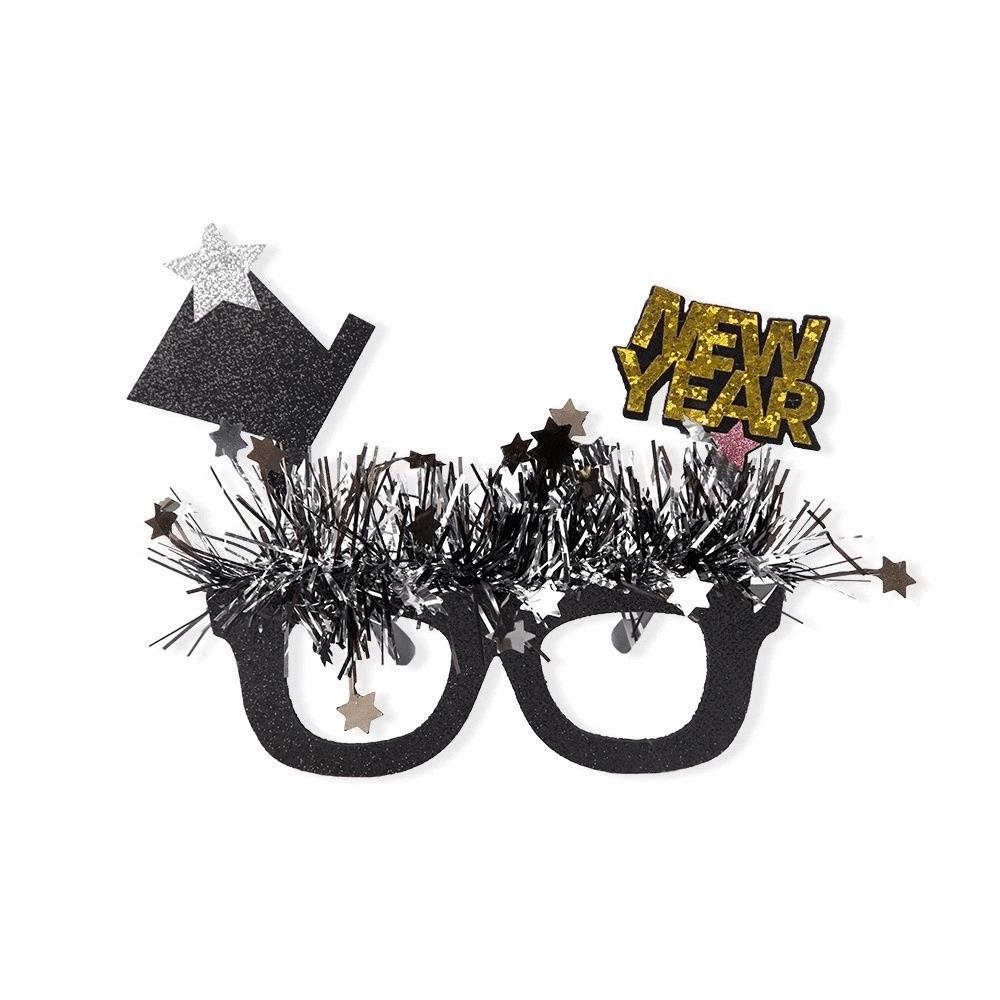 Letters and Numbers 2026 New Year Glasses New Year Decorative Glasses  Xmas Party Decoration