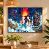 5D Diamond Painting Howl's Moving Castle DIY Full Drill Diamond Art Kit Home Decoration