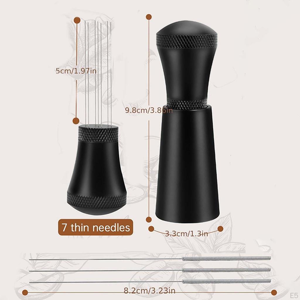 Espresso Verteilung Werkzeug Rührer Abnehmbare mit Stand Aluminium Kaffee Distributor für