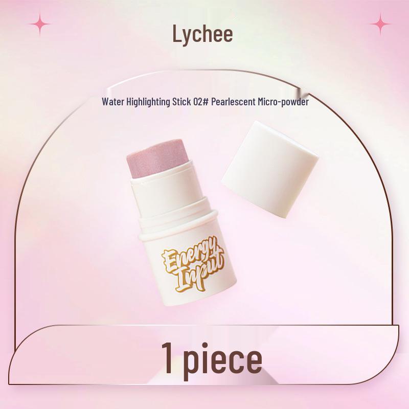 

Lychee Water Blush & Primer Stick: Natural Clear Highlight & Pore-Minimizing Makeup