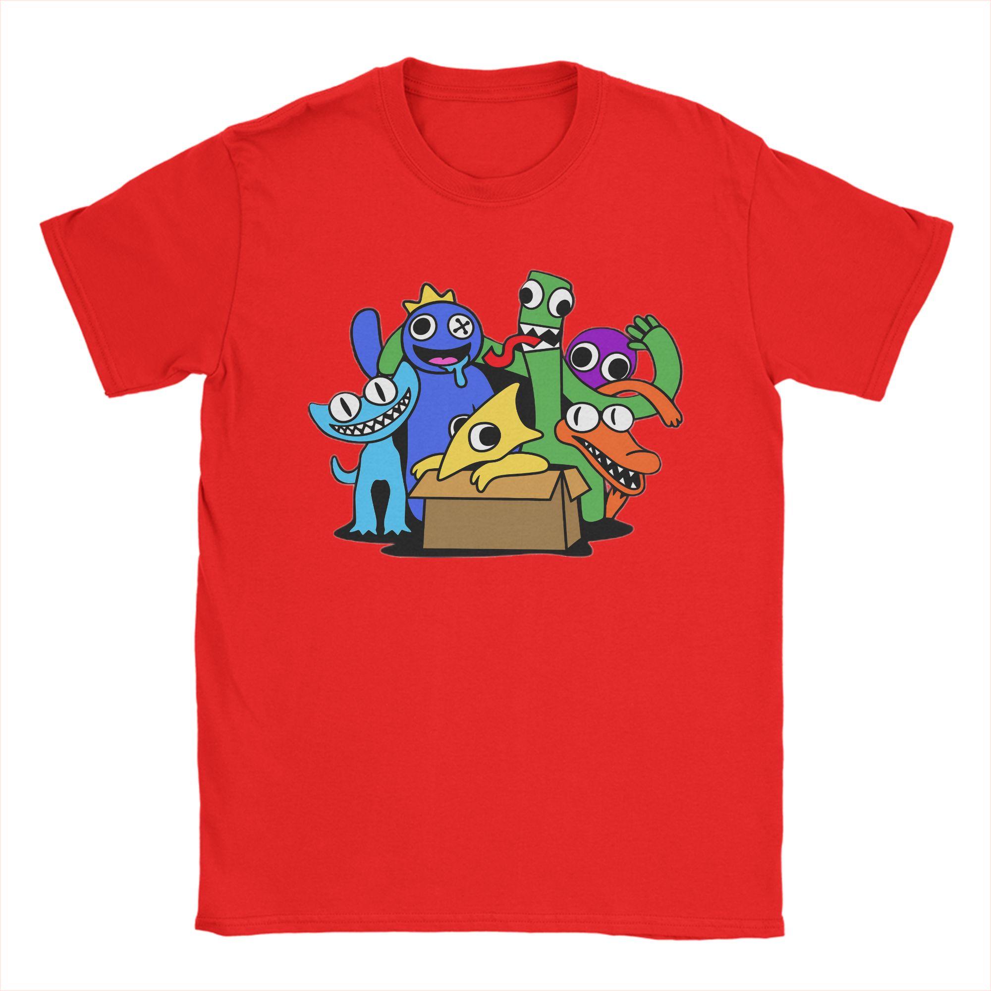 

Garten of Banban RainbowS Friends Chapter Two T Shirt Summer Cotton T Shirts For Couple Hip Hop Casual Short Sleeve Vintage Tops S