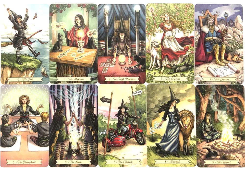 Everyday Witch Tarot Waite 78 Miniature Tarot Includes Japanese Authentic Product I.I.J Mini, Edition, Cards, Cards, Instructions,