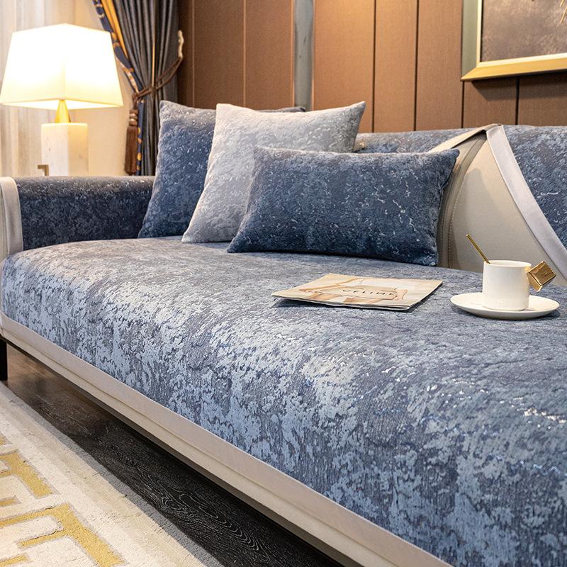 Thicken Non-slip Sofa Covers Modern Clouds Chenille Anti-slip Couch Cushion Living Room Sofas Universal Armchair Slipcover Towel