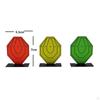 3 Stuks Mini Doelen Jacht Silhouet Doel Sport Oorlogspel Brief Scheiding Stevig Buiten