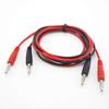 4mm Banana Plug To Banana Plug Dual End Test Lead Cord Cable for Multimeter Testing Wire Kit Conductive Metal
