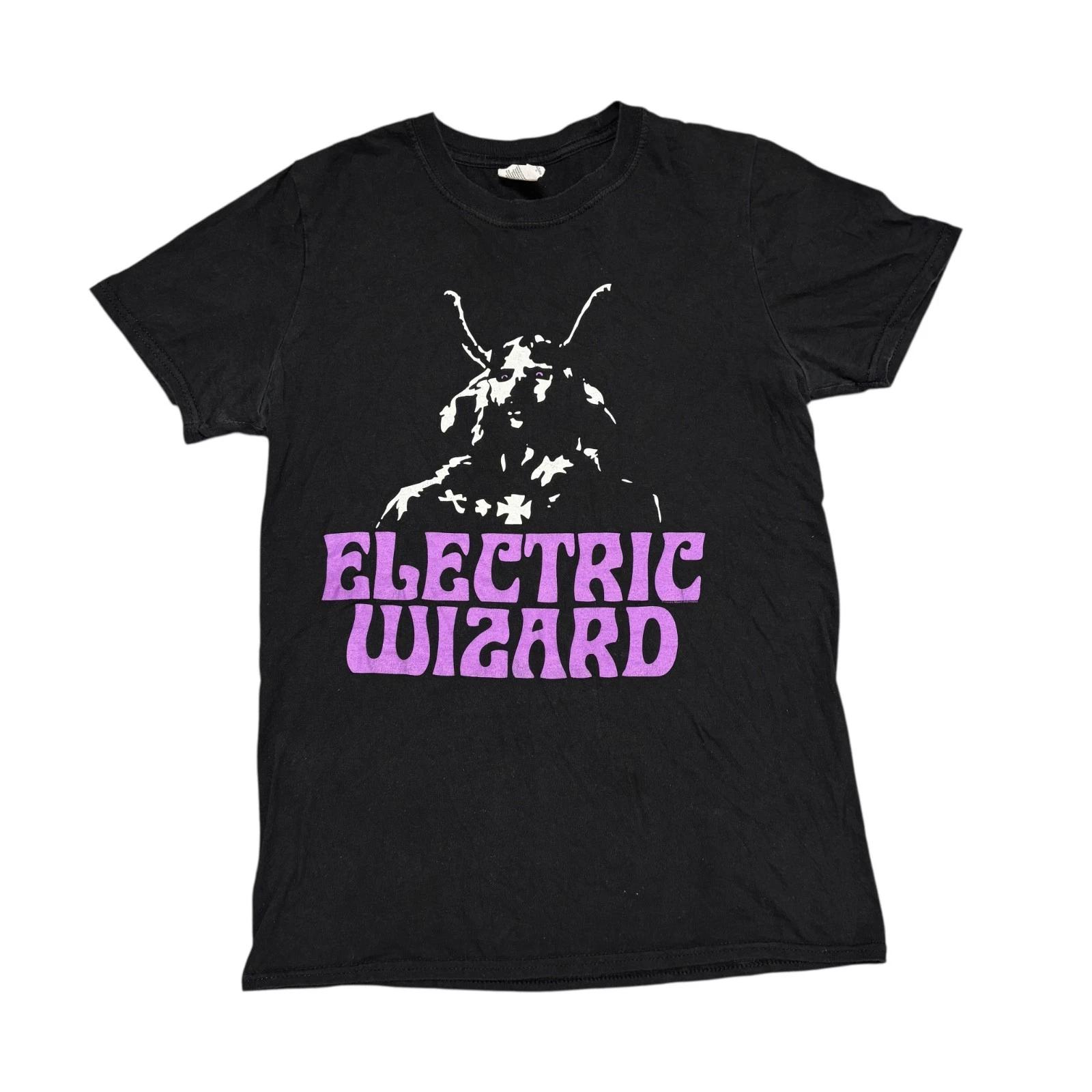 Vintage Electric Wizard Shirt Small Black Tour Concert Doom Metal Band Tee Sleep 4XL