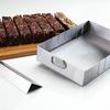 Pastry Cutting Strip Mold with Movable Bottom Plate Stainless Steel Bread Slicer