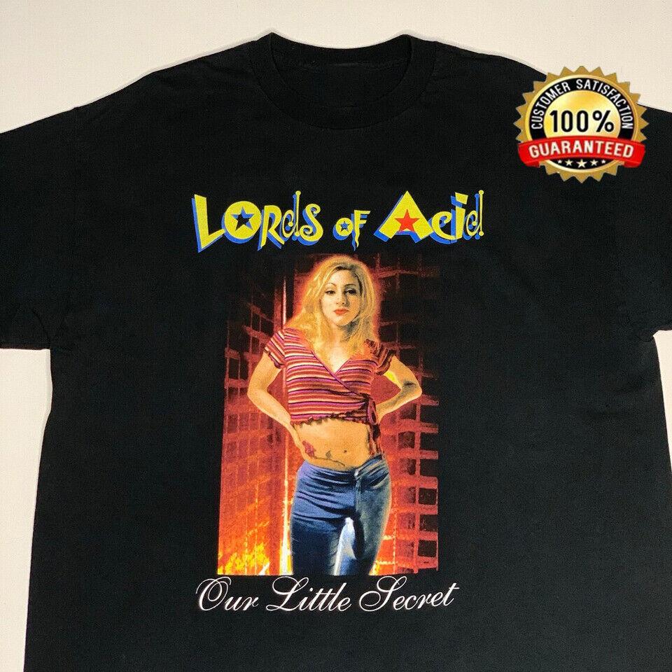 1990&039;s Lords Of Acid Our Little Secret Тур Футболка Все Размеры Унисекс Футболка XXXXL