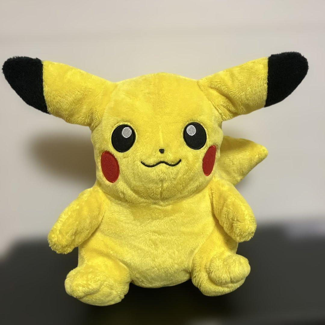 Pokemon Center Pikachu stuffed toy hug made in 2006 used item
