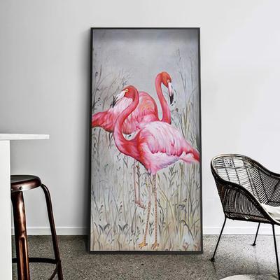 Moderne nordische Kunst Tier Leinwand Malerei rosa Flamingo Poster und Drucke Wand Bilder für Wohnzimmer Cuadros Home Decor