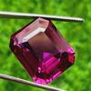 35.00 Ct Natural Padparadscha Sapphire Gemstone Emerald Shape Certified