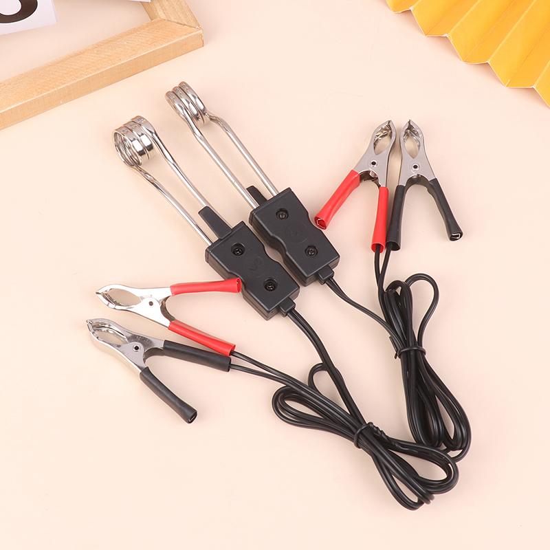Car Alligator Clips Heater Auto Electric Tea Coffee Water Heater Dc 12V/24V 20W Cigarette Lighter Adapter Portable Heater