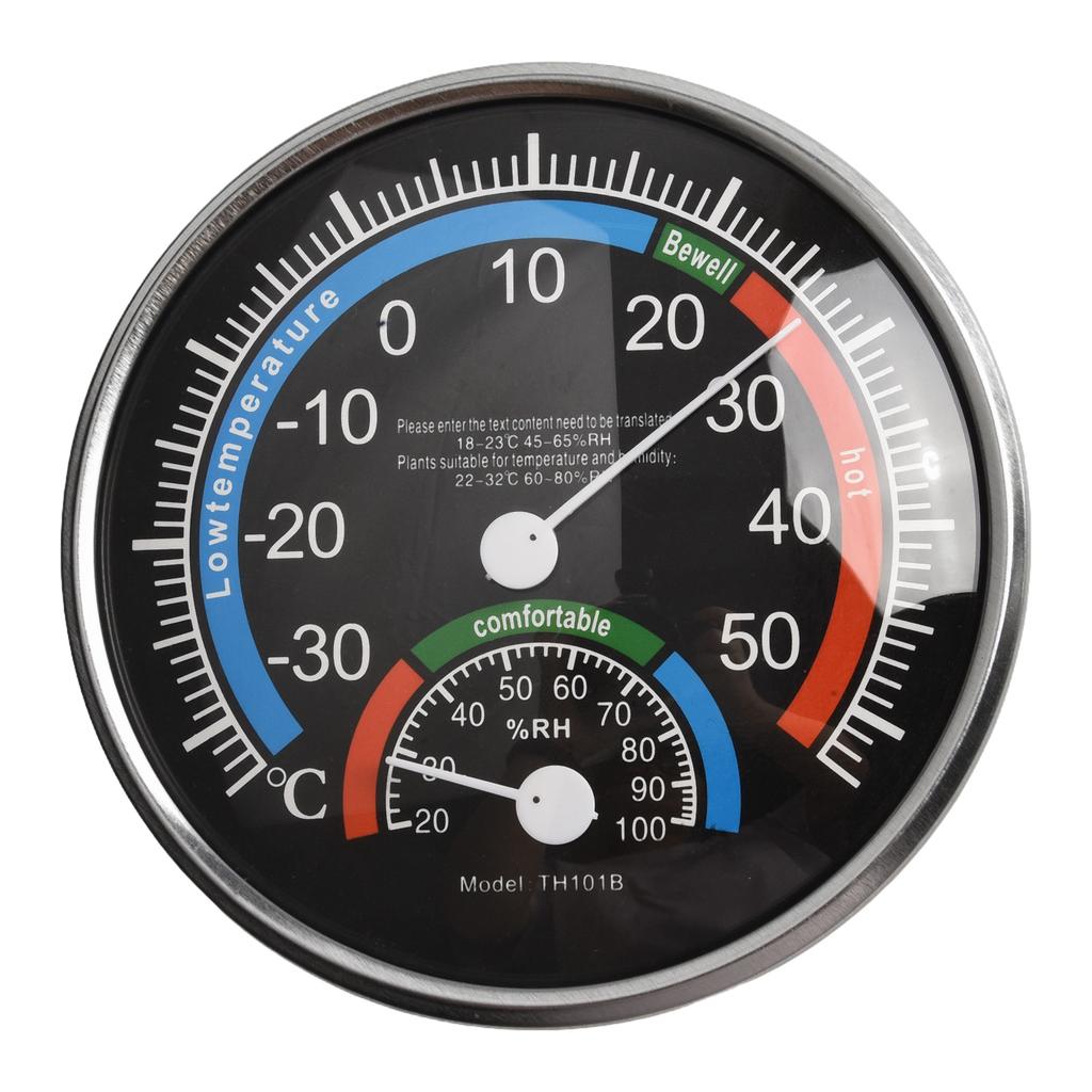 Analogue Thermometer Hygrometer For Indoor Outdoor Climate Monitoring With Temperature And Humidity Gauge
